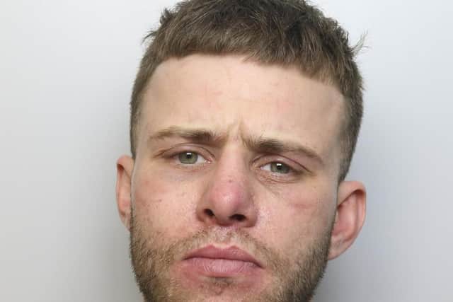 Luke Anderson was jailed for four years and five month for robbery and sexual assault at Brewery Wharf.
