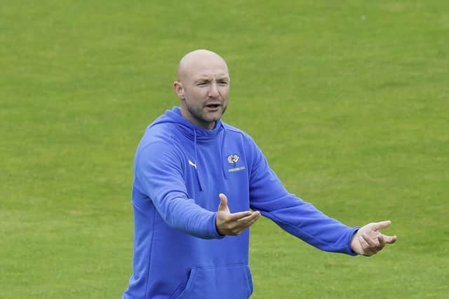 Yorkshire's Adam Lyth, pictured in training earlier this month after the long lay off due to the Coronovirus pandemic. Picture by Allan McKenzie/SWpix.com