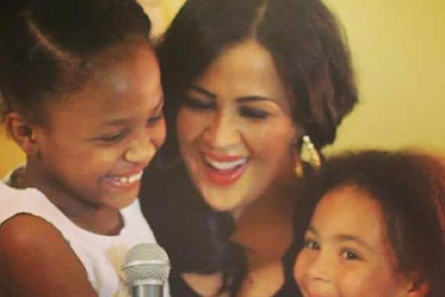 Renee Cottle with her daughters.