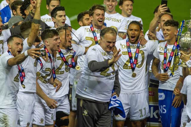 MOMENT - Marcelo Bielsa implored that everyone around Leeds United allowed the glory and happiness to sit in the air for a moment before moving on. Pic: Tony Johnson
