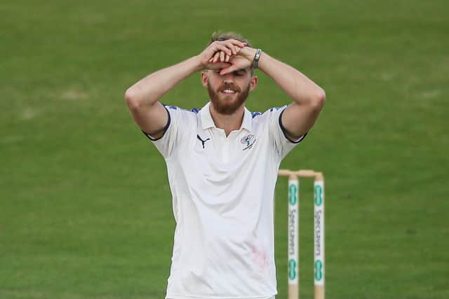 A morning of frustration for Ben Coad and Yorkshire (Picture: SWPix.com)