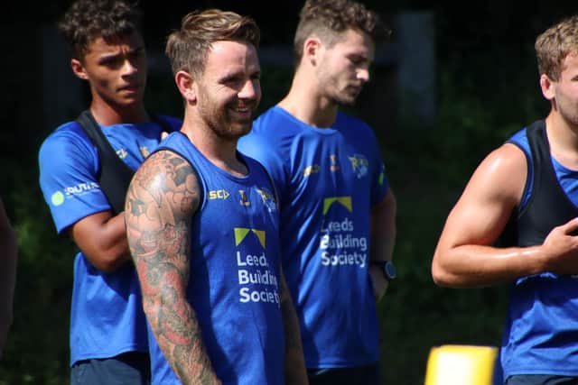 Richie Myler at training. Picture by Varley Picture Agency.