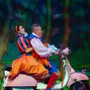 Faye Tozer and Billy Pearce in Snow White at the Bradford Alhambra last year
