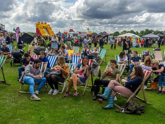 Food fans enjoying a previous year's North Leeds Food Festival. Picture: James Hardisty