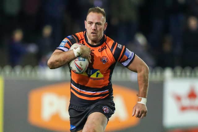 Future plans: The coronavirus pandemic forced Castleford Tigers player Liam Watts to think about what a future away from rugby league might look like. (Picture: Alex Whitehead/SWPix.com)