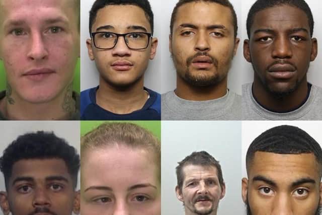 (Clockwise from top left) Lee Lilliman, Levontay Harriot, Louis Amnerville, Ryan Ncube, Sanchez Njie, Sharna Boaler, Stephen Hodson, Tyrece Cadwell.