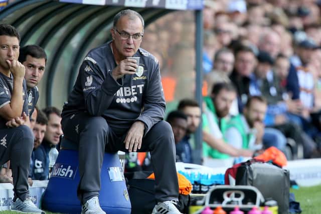 Leeds United head coach Marcelo Bielsa. (PA)