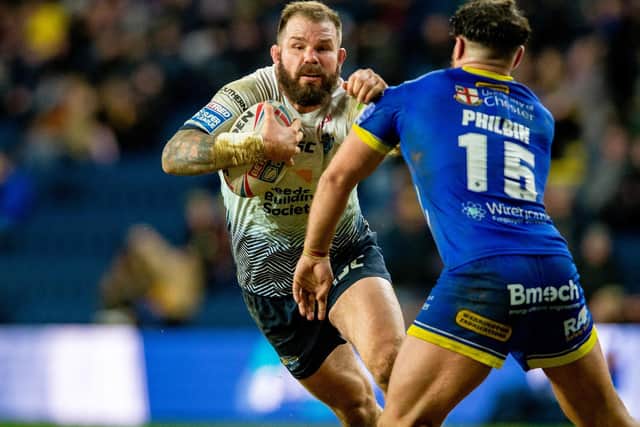 Adam Cuthbertson is approaching a Rhinos milerstone. Picture by Bruce Rollinson.