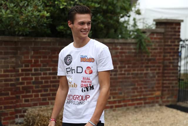 ARRIVAL: Hopey Price pictured arriving before his bout. Picture: Mark Robinson.
