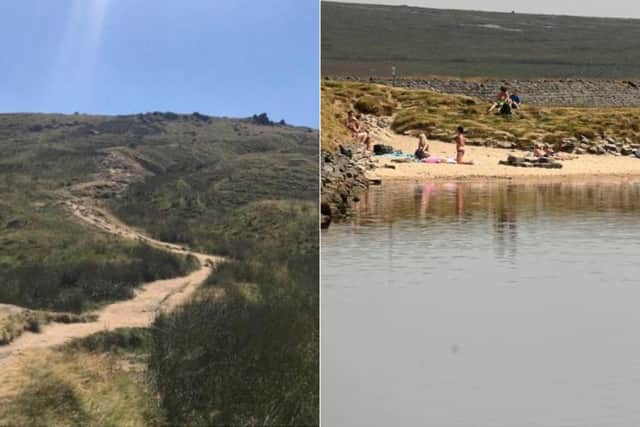 Gaddings Dam, which police have warned people not to flock to today. Photos: Johnny Clarke