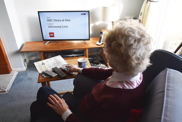 Tens of thousands of pensioner households in Leeds will soon be receiving a letter that ends their automatic right to a free TV licence. PA.