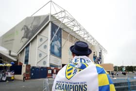 Clipper on display at Elland Road. Picture: PA