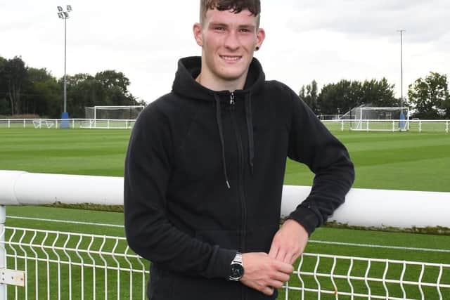 IN DEMAND: A host of other top-flight clubs had shown an interest in Charlie Allen who has signed for Leeds United as a scholar. Picture by Leeds United.