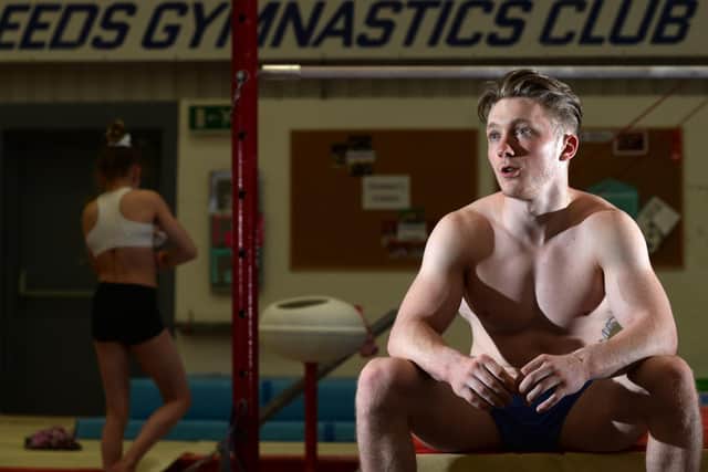 Nile Wilson at Leeds Gymnastics Club in 2017.