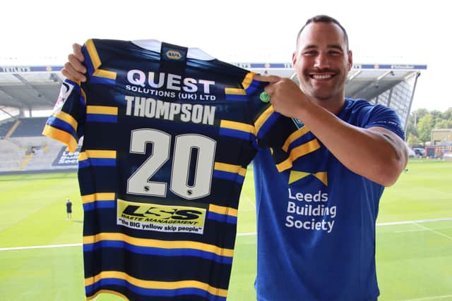 New Rhinos signing Bodene Thompson.