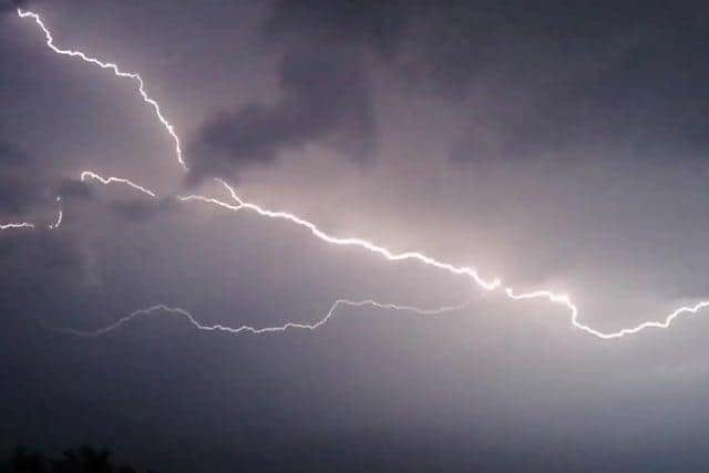 Warnings of thunderstorms and heavy rain remain in place for Leeds after scorching temperatures were recorded for the sixth day in a row. Photo: Keeley Jarvis