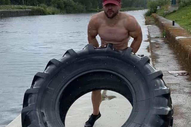 Greg Saunders, 33, will flip tyres for 24 hours straight to raise money for mental health charity Mind.