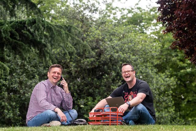Alan Donegan and Simon Paine, founders of the PopUp Business School.