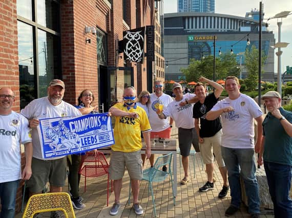 Leeds United Americas Boston supporters group.