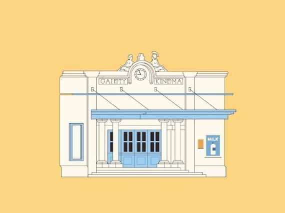 The Gaiety, which used to be on Roundhay Road. Artwork by Adam Allsuch Boardman.