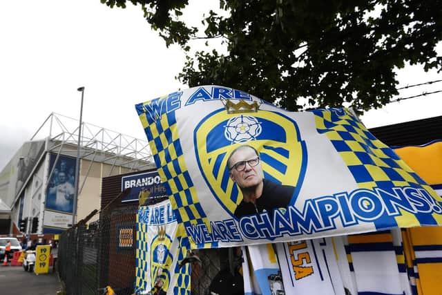 PROMOTED IN STYLE: Leeds United FC. Photo by George Wood/Getty Images.