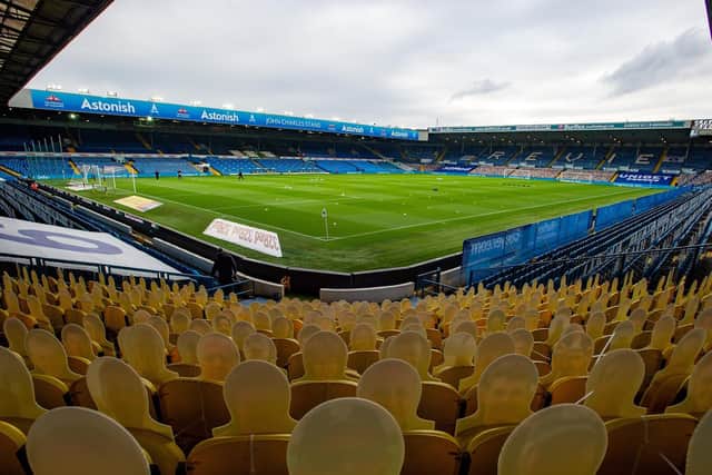 Leeds United's home ground Elland Road.
