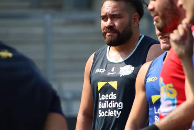 Konrad Hurrell has been named in Rhinos' initial squad after missing last week's game due to a hamstring injury. Picture by Phil Daly.