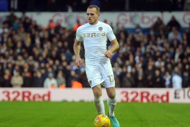 Leeds United defender Laurens De Bock. (Bruce Rollinson)