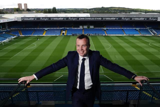 Leeds United chief executive Angus Kinnear. (Jonathan Gawthorpe)