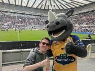 Mr Cromack was a Leeds Rhinos fan.