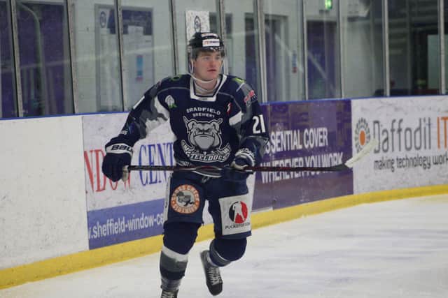 Liam Charnock spent four seasons at Sheffield Steeldogs. Picture courtesy of Cerys Molloy.
