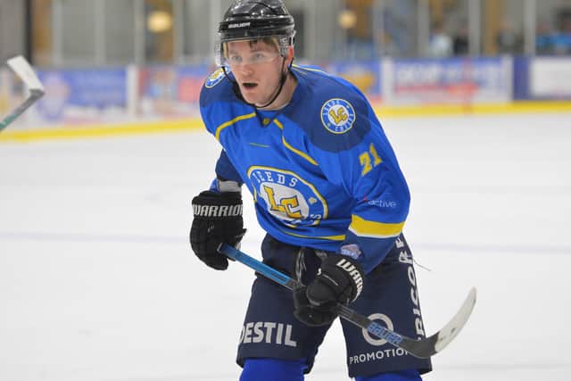 BELIEF: Winger Liam Charnock believes Leeds Chiefs can prove a competitive outfit once the 2020-21 NIHL National campaign gets underway. Picture: Dean Woolley.