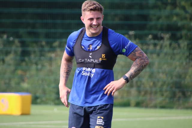 Liam Sutcliffe at training. Picture by Phil Daly.