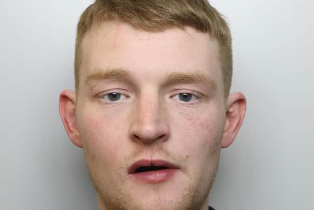 Burglar Lee Norton was jailed for three years and eight months.