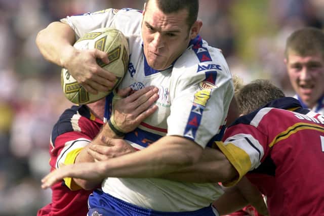 Francis Stephenson during his Wakefield playing days. Picture by Steve Riding.