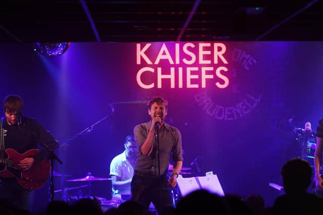 The Kaiser Chiefs playing a gig at the Brudenell Social Club in Leeds. Picture: Jonathan Gawthorpe.