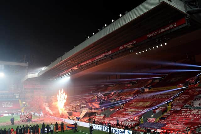 BAPTISM OF FIRE: Leeds United will start the new season at Anfield. Photo by Laurence Griffiths/Getty Images.