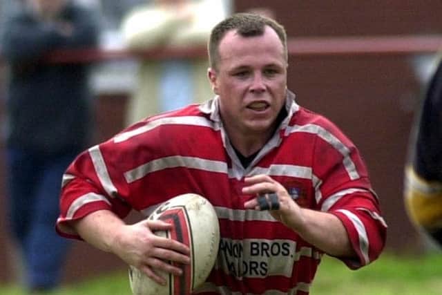 East Leeds' vice-chairman Antony Gregg in his playing days for the club in 2002. Picture: Jonathan Gawthorpe/JPIMedia.