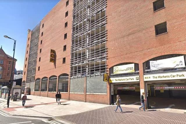 Police were called to the multi-storey NCP car park on New York Street shortly before midday
