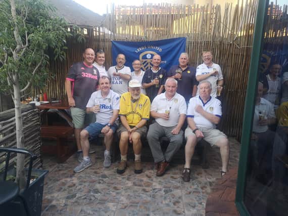Leeds United's Johannesburg Supporters Club at a meet-up.