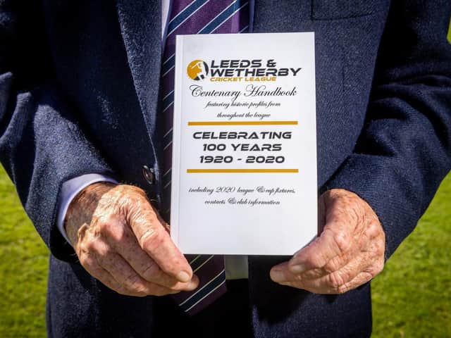 The Leeds and Wetherby Cricket League Centenary Handbook, compiled by David Spavin. Picture: James Hardisty