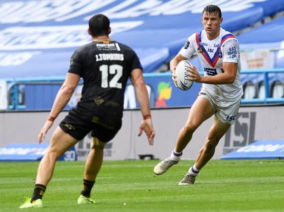 Innes Senior made his Trinity debut in the Cup loss to Catalans Dragons last weekend. Picture by Jonathan Gawthorpe.