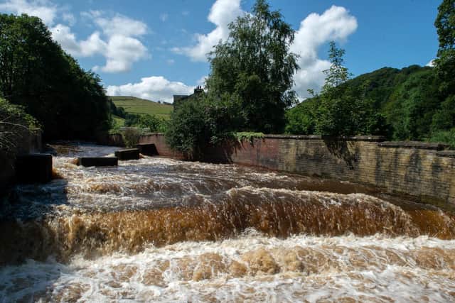 Flooding in Calder earlier this year