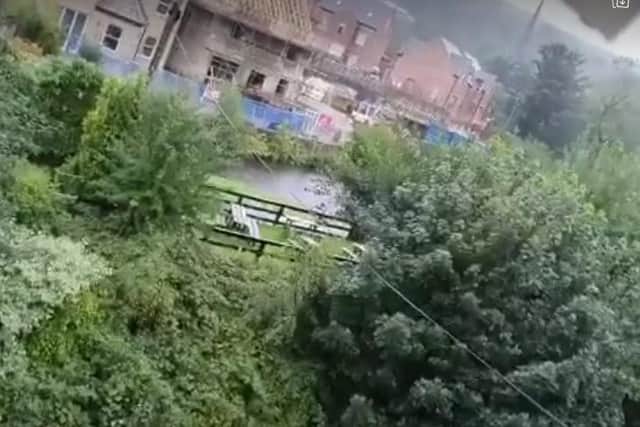 The siren sounded in Todmorden