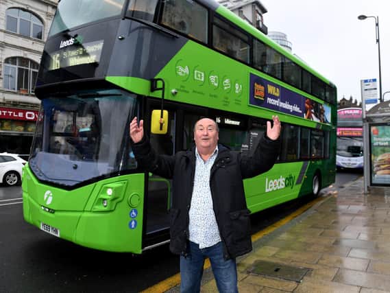 Alan Lyddiard, of The Performance Ensemble. He is planning a major outdoor production for Leeds 2023 using double decker buses. Picture: Simon Hulme