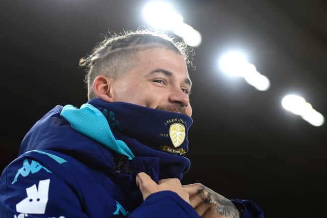 DELIGHT: For Leeds United midfielder Kalvin Phillips who has been handed his first England call. Photo by George Wood/Getty Images.