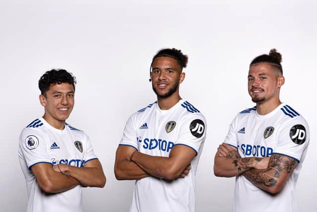 NEW LOOK: Ian Poveda, Tyler Roberts and Kalvin Phillips. Picture by JD.
