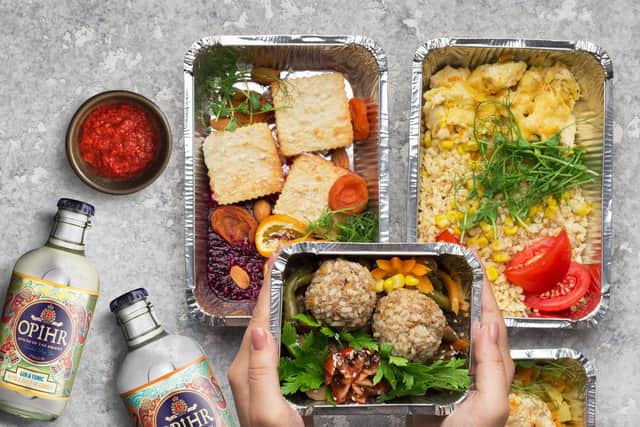 Spiced gin brand OPIHR has teamed up with Deliveroo - handing out samples of its Ready-to-Drink G&T Stubbies