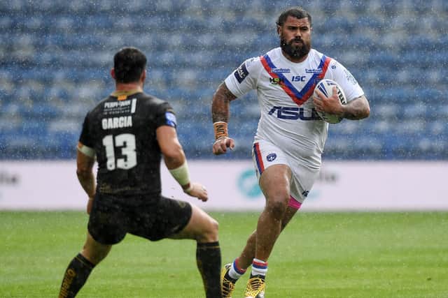 David Fifita pictured during last Saturday's game. Picture by Jonathan Gawthorpe.