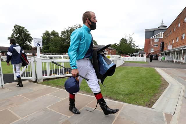 Jockey Ben Curtis. (Photo by David Davies/Pool via Getty Images)